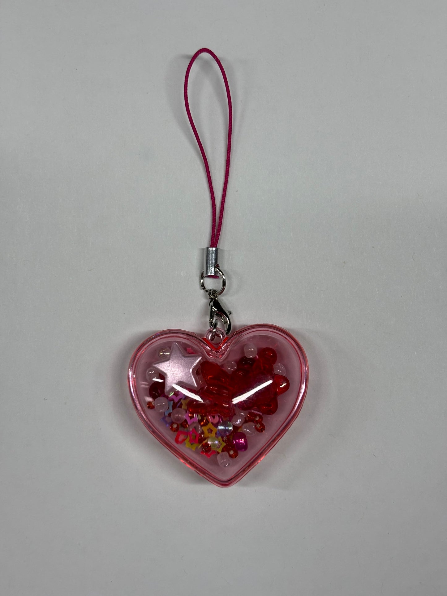 Heart shaker keychain