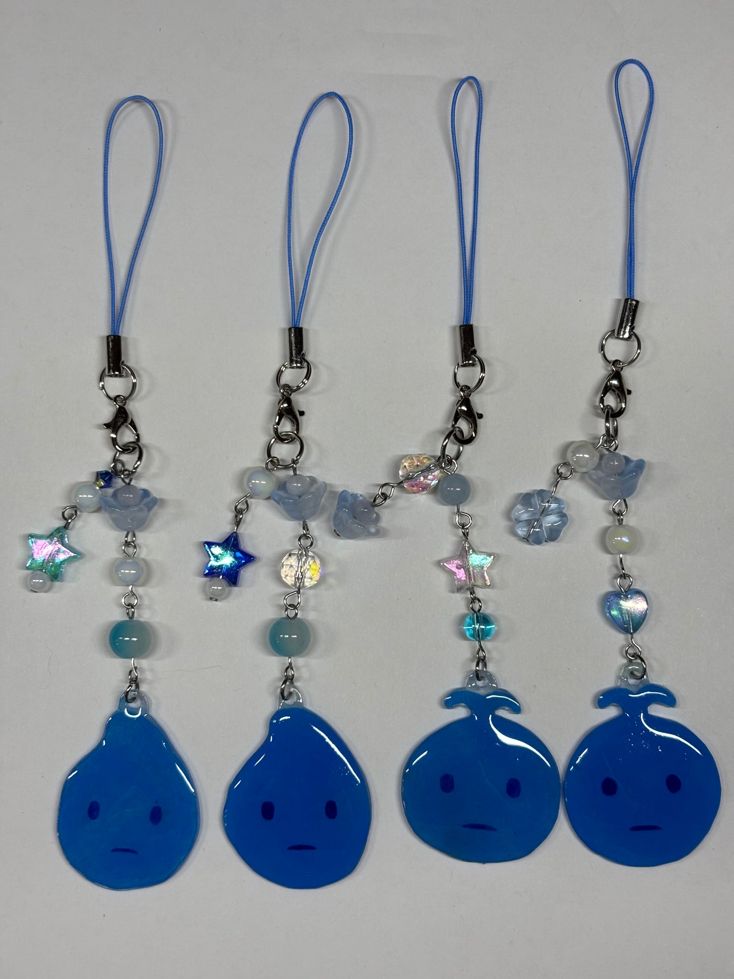 Water smiski keychain