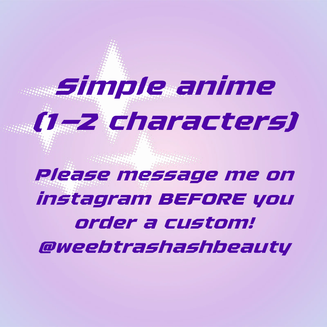 Simple Anime (1-2 characters)