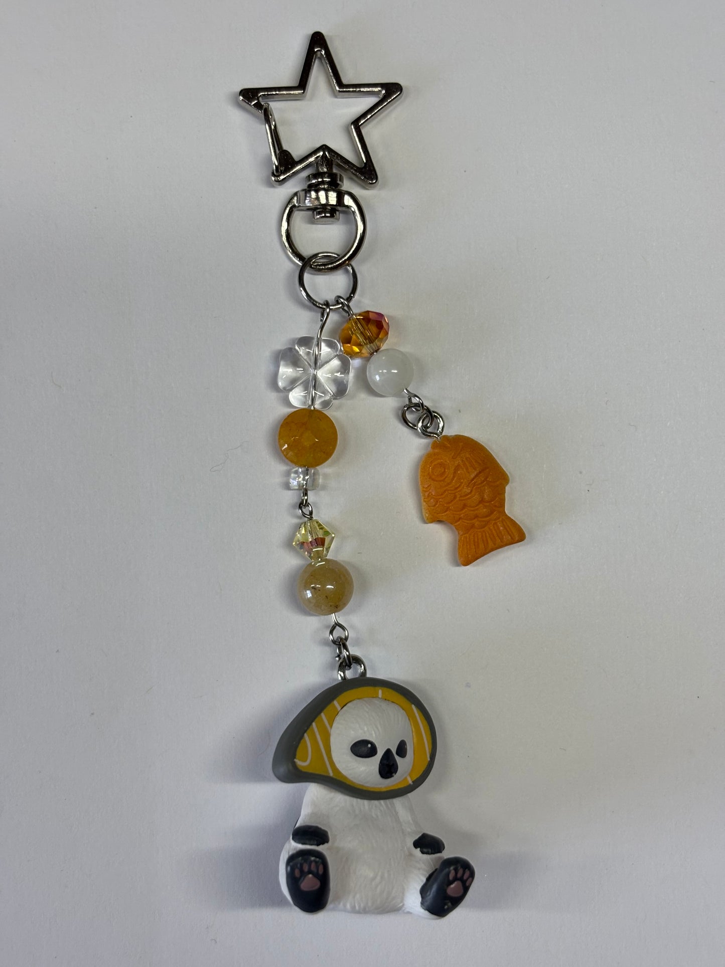 Salmon Mofu keychain