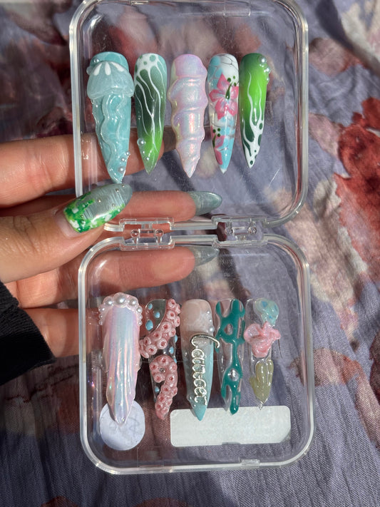 Zodiac: Cancer♋️(XL Nails)