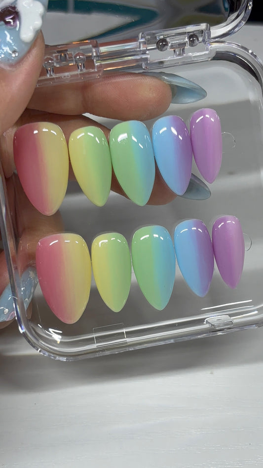 Pastel rainbow