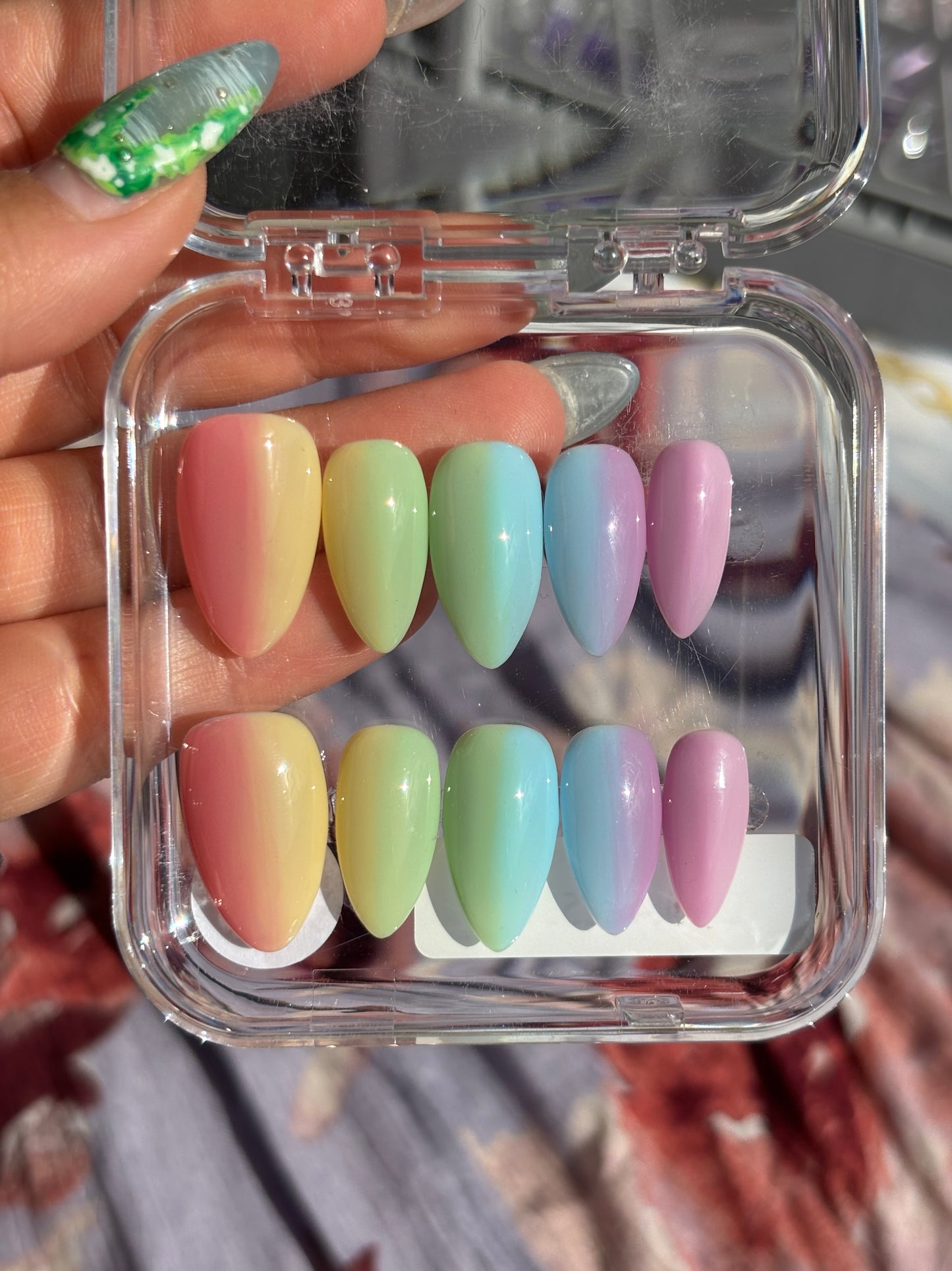 Pastel rainbow